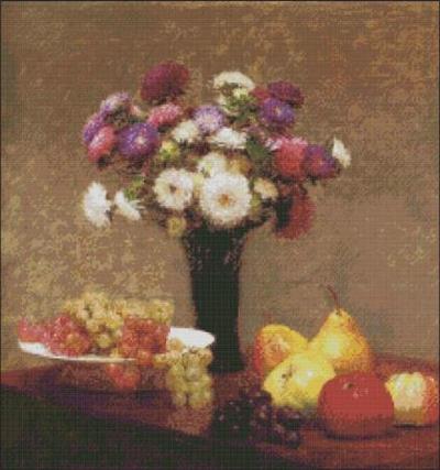 (image for) Fantin-Latour: Asters and Fruits